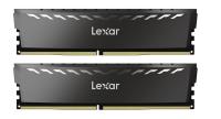 LEXAR 32GB THOR RAM DT GAMING DDR4 3200MHZ (2x16GB) XMP WITH HEATSINK DARK GREY COLOR DUAL PACK LD4BU016G-R3200GD
